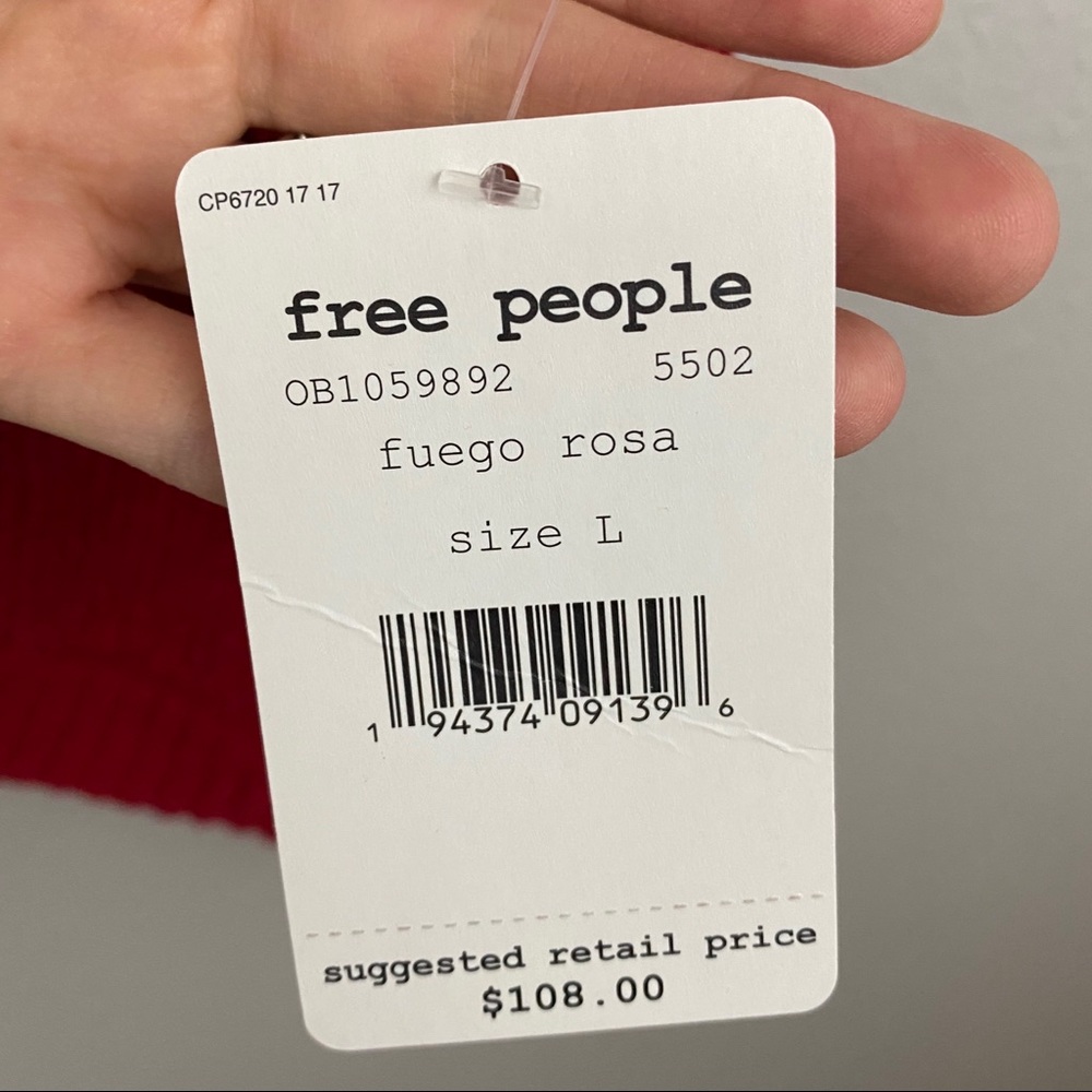 Free People • All Day Long V Neck Sweater - Picture 6 of 9